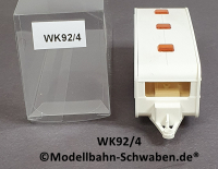 Wiking 92/4 H0 Großer Wohnwagen, weiss, EVP