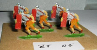 ZF05 Zinnfiguren Römische Legionäre bemalt Set mit 5 Stück