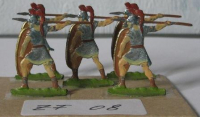 ZF08 Zinnfiguren Römische Legionäre bemalt Set mit 5 Stück