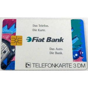 #201003 Telefonkarte DM 3 Fiat Bank