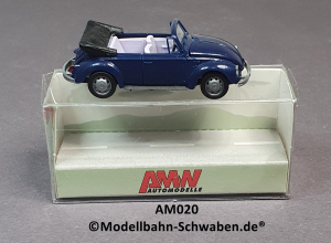 AMW 0020 H0 VW Käfer Cabrio dunkelblau, OVP