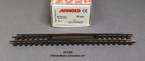 Arnold 1200 N Unterbrechergleis 111 mm, beidseitig getrennt