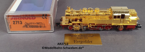 Arnold 2713 N Dampf Tenderlok BR93, ohne Antrieb/Elektrik, rollfähig, vergoldet, OVP