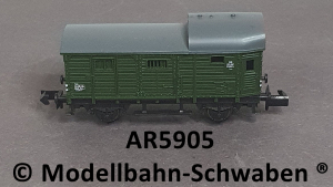 Arnold 5905 N Güterzugbegleitwagen Pwg, BN 123 697 Essen, grün, DB