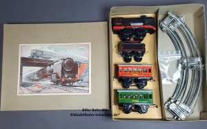 Biller-Bahn 001 Spur 0e/00, Zugset Dampflok, Wagen, Gleise in OVP