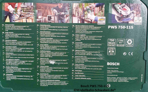 Bosch PWS 750-115 Universal Winkelschleifer