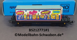 Bramos 212771 H0 Flachwagen SSms, beladen mit Kühlcontainer, OVP