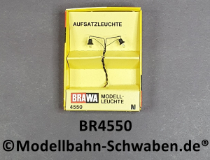 Brawa 4550 N Aufsatzleuchte für Oberleitungsmast, OVP