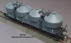 Brawa 50301 H0 Staubbehälterwagen Kkds 55, BN 358 019, DB, OVP