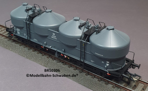 Brawa 50306 H0 Staubbehälterwagen Kkds 55, BN 358 008, DB, OVP