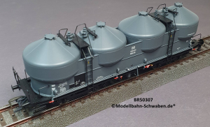 Brawa 50307 H0 Staubbehälterwagen Kkds 55, BN 358 011, DB, OVP