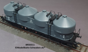Brawa 50311 H0 Staubbehälterwagen Kkds 55, BN 358 014, DB, OVP
