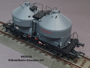 Brawa 50518 H0 Staubbehälterwagen Kds 54, BN 359 490, DB, OVP
