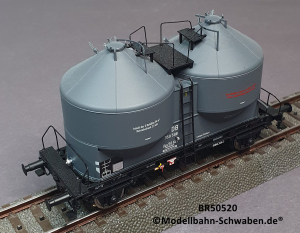 Brawa 50520 H0 Staubbehälterwagen Ucs 56, BN 359 598, DB, OVP