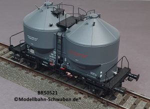 Brawa 50521 H0 Staubbehälterwagen Ucs 56, BN 356 144, DB, OVP