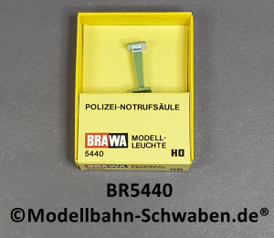 Brawa 5440 H0 Polizei-Notrufsäule, OVP