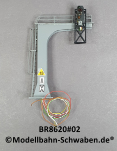 Brawa 8620+8823 H0 Signalausleger m. Ausfahr- / Gleissperrsignal