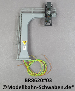 Brawa 8620+8824+8825 H0 Signalausleger m. Selbstblock- + Vorsignal