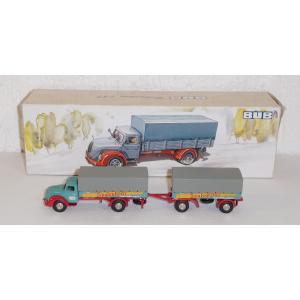 BUB 07450 MAGIRUS S6500 PLANENHÄNGERZUG “SINALCO KOLA” 1:87 OVP