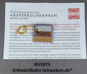 Busch 5973 electronic control unit schnelle Blinkschaltung