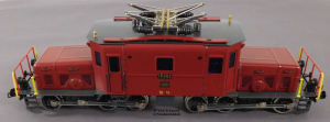 ETS 107S Spur 0, M1:45, Blech/TinPlate DC, De 6/6 Seetal-Krokodil rot-braun Nr. 15302 m.Sound, SBB, OVP