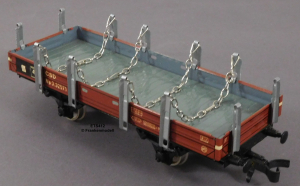 ETS 412 Spur 0, M1:45, Blech/TinPlate Rungenwagen, Reihe NP, CSD, OVP