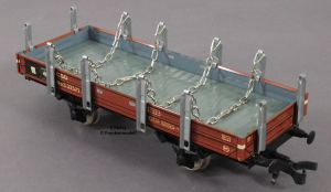 ETS 412 Spur 0, M1:45, Blech/TinPlate Rungenwagen, Reihe NP, CSD, OVP