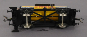 ETS 462 Spur 0, M1:45, Blech/TinPlate Kesselwagen m.Bremserhaus Shell, DR, OVP