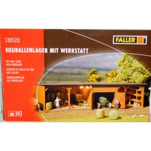 Faller 130523 H0 Heuballenlager mit Werkstatt, OVP