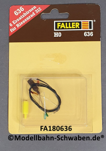 Faller 180636 H0 Ersatzbirnen 6 Stk. für Riesenrad, OVP