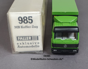 Faller 985 H0 MB Koffer-Hängerzug, Karl Dischinger