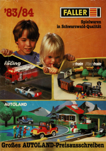 Faller Sonderkatalog 1983/1984 AMS, E-Train, Autoland