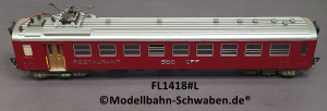 Fleischmann 1418 H0 Personen- / Restaurantwagen, BN Dr 10136, SBB CFF