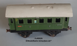Fleischmann 400GN Spur 0, Personenwagen, grün