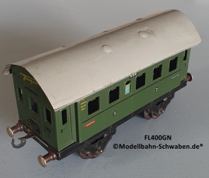 Fleischmann 400GN Spur 0, Personenwagen, grün