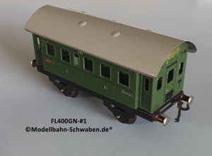 Fleischmann 400GN Spur 0, Personenwagen, grün