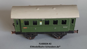 Fleischmann 400GN Spur 0, Personenwagen, grün