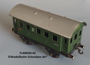 Fleischmann 400GN Spur 0, Personenwagen, grün