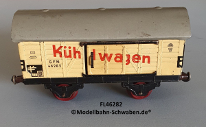 Fleischmann 462 Spur 0, Kühlwagen, beige, Metall