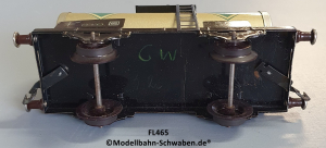 Fleischmann 465 BV Spur 0, Kesselwagen ARAL, 2-achs, Metall, OVP