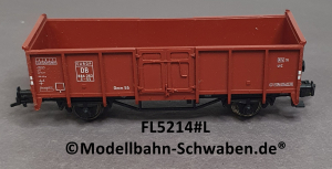 Fleischmann 5205 H0 Offener Güter-/Hochbordwagen, Omm 55, BN 884 262. DB