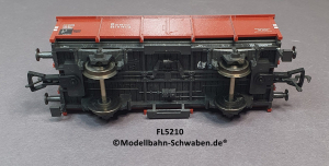 Fleischmann 5210 H0 Klappdeckelwagen Kalktransport, DB