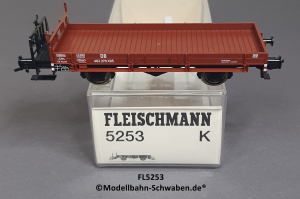 Fleischmann 5253 H0 Niederbordwagen X05, DB, OVP
