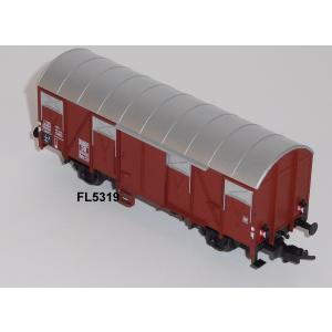 Fleischmann 5319 H0 Gedeckter Güterwagen Gmhs 53 m.Schlußlichtlaterne, DB, OVP