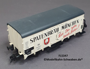 Fleischmann 5347 H0 Kühl- / Bierwagen Spatenbräu, DB, OVP