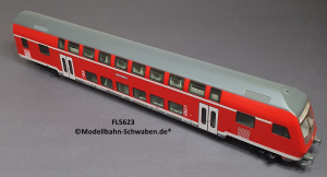 Fleischmann 5623 H0 Doppelstock-Steuerwagen 2. Kl. DBbzf, DB, OVP