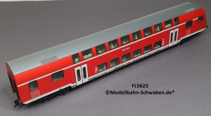 Fleischmann 5623 H0 Doppelstock-Steuerwagen 2. Kl. DBbzf, DB, OVP