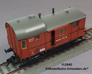 Fleischmann 5840 H0 Güterzugbegleitwagen Frankfurt 5171 Pg, P.St.E.V