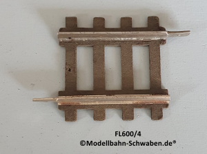 Fleischmann 600/4 Spur 0, Gleis Gerade Länge 55 mm