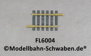 Fleischmann 6004 Modell-Gleis gerade 40 mm